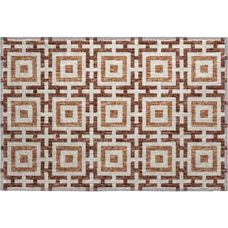 Premium Washable Super Soft Modern Mosaic Mayfield Rug