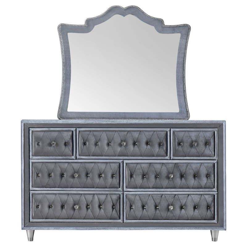 Antonella Modern Classic 7-drawer Upholstered Dresser