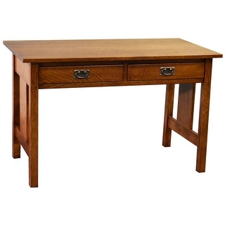 Mission / Arts And Crafts Solid Oak Writing Desk - On Sale - Bed Bath ...