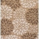 preview thumbnail 95 of 119, JONATHAN Y Marvao Modern Floral Textured Weave Indoor/Outdoor Area Rug 5' Square - Brown/Cream