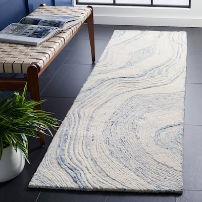 SAFAVIEH Handmade Fifth Avenue Thiet Modern Abstract Wool Rug