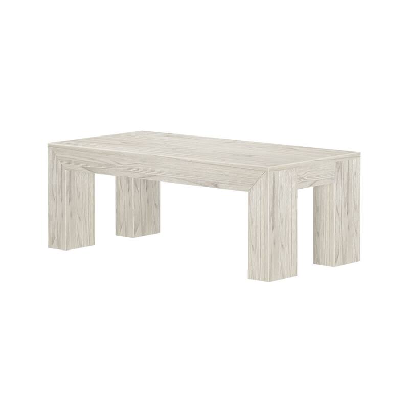 Plank and Beam Modern Rectangular Coffee Table - 40" x 20"