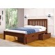 preview thumbnail 2 of 4, Donco Kids Full Size Contempo Bed with Dual Under Bed Drawers Full - Espresso