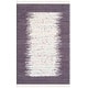 preview thumbnail 150 of 159, SAFAVIEH Handmade Flatweave Montauk Nevyana Cotton Rug 3' x 5' - Ivory/Purple
