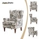 preview thumbnail 13 of 34, Epimethis Traditional Fabric Accent Armchair with Turned Legs by HULALA HOME
