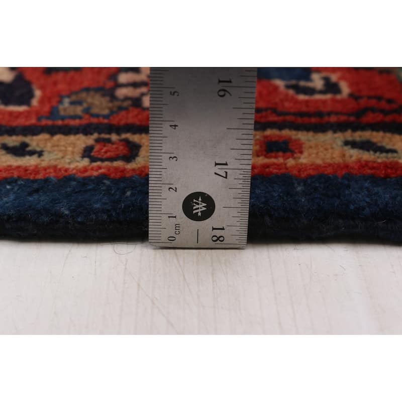 ECARPETGALLERY Hand-knotted Anadol Navy Wool Rug - 3'2 x 10'3