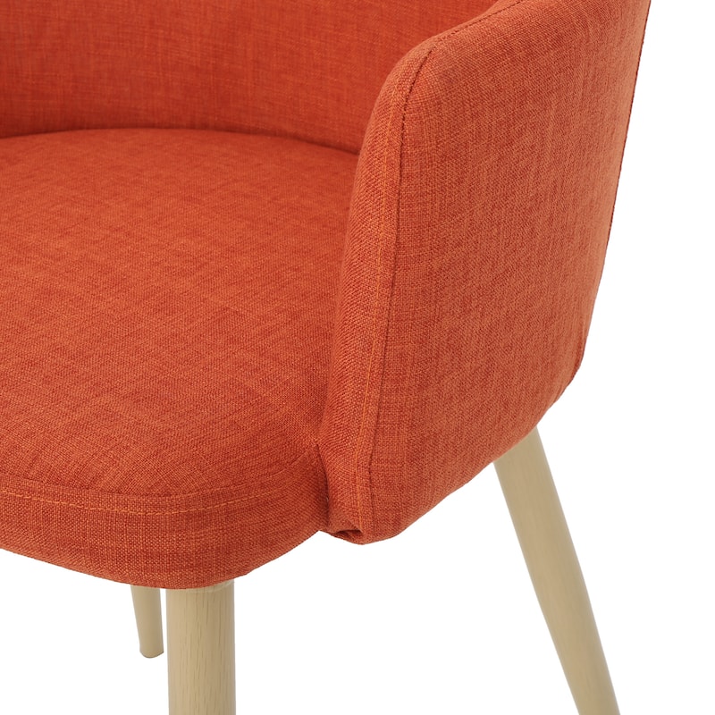 Stylish Coffee Chair Accent Chair with Metal Legs, Fabric Lounge Chair Upholstered Chair with Armrests