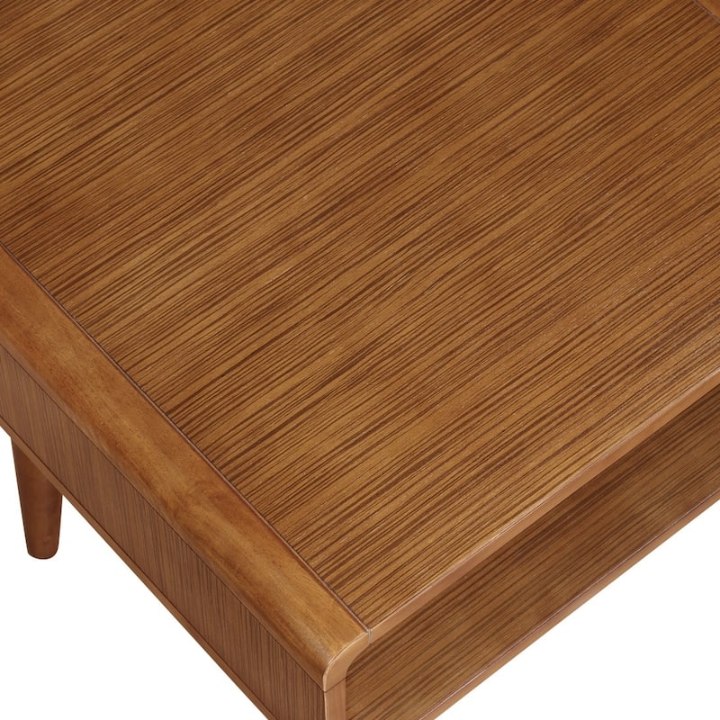Alborg End Table - Rich Walnut Finish
