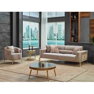Muleka 2-piece living room set 1 Sofa and 1 Chair