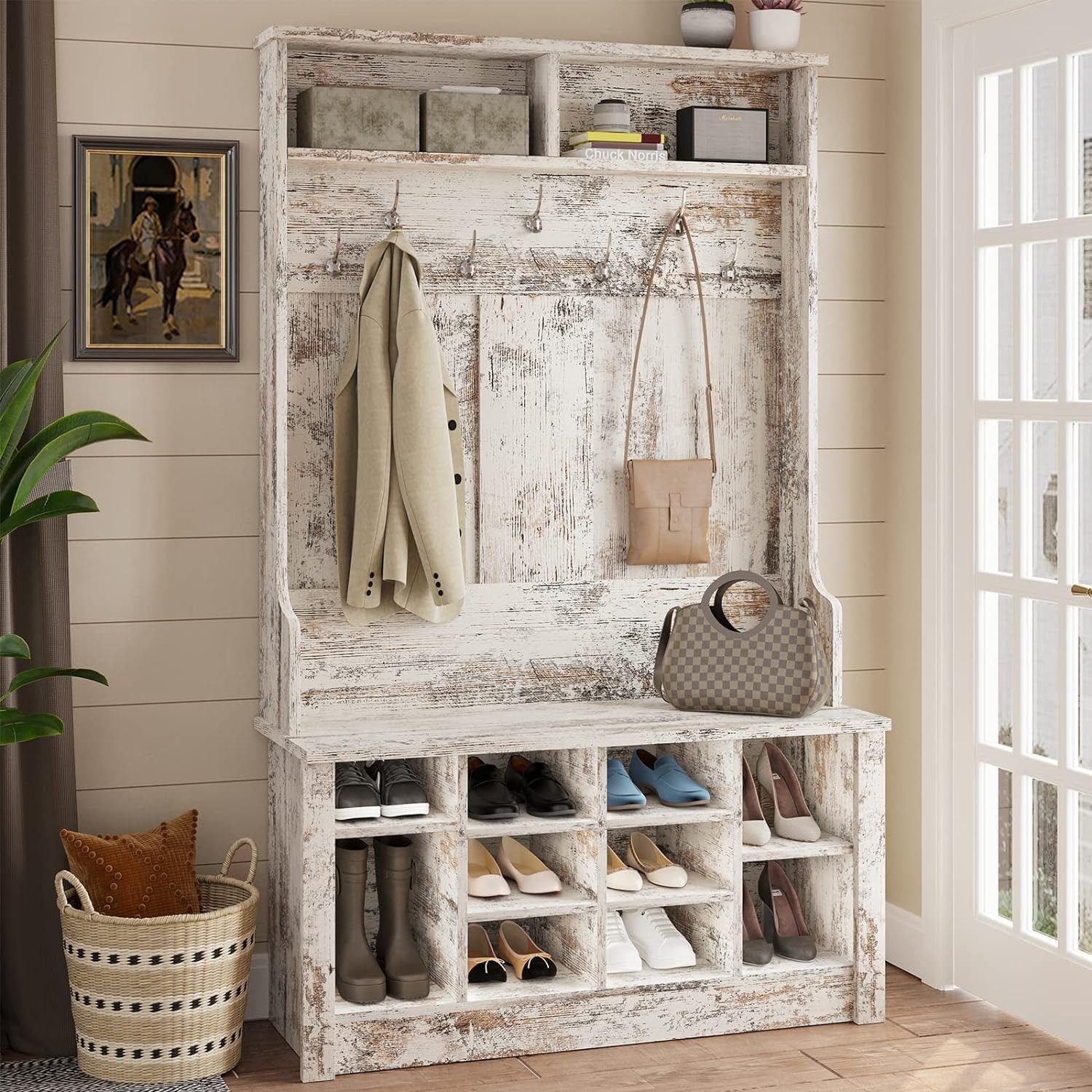 Tree storage bench 2025