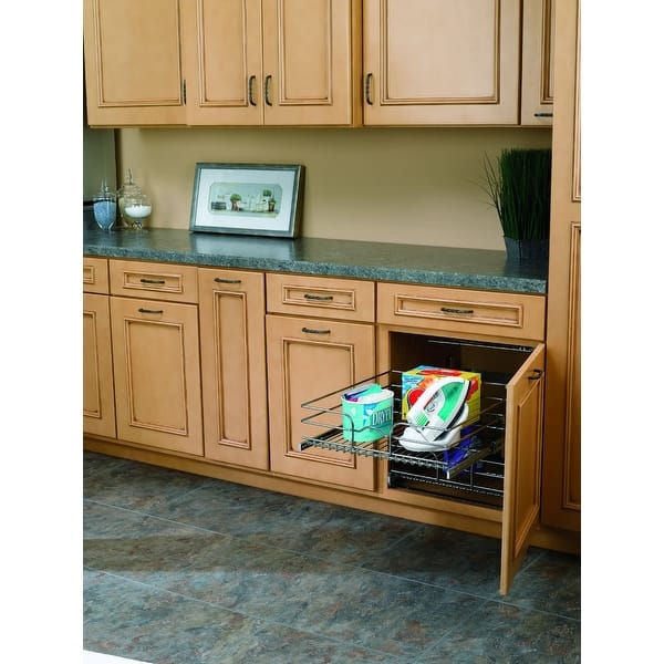 Rev-A-Shelf Kitchen Cabinet Pull Out Shelf Organizer, 21 x 22 In