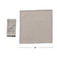 preview thumbnail 3 of 1, Cotton and Linen Napkins with Border Stitch - 18.0"L x 18.0"W x 0.25"H