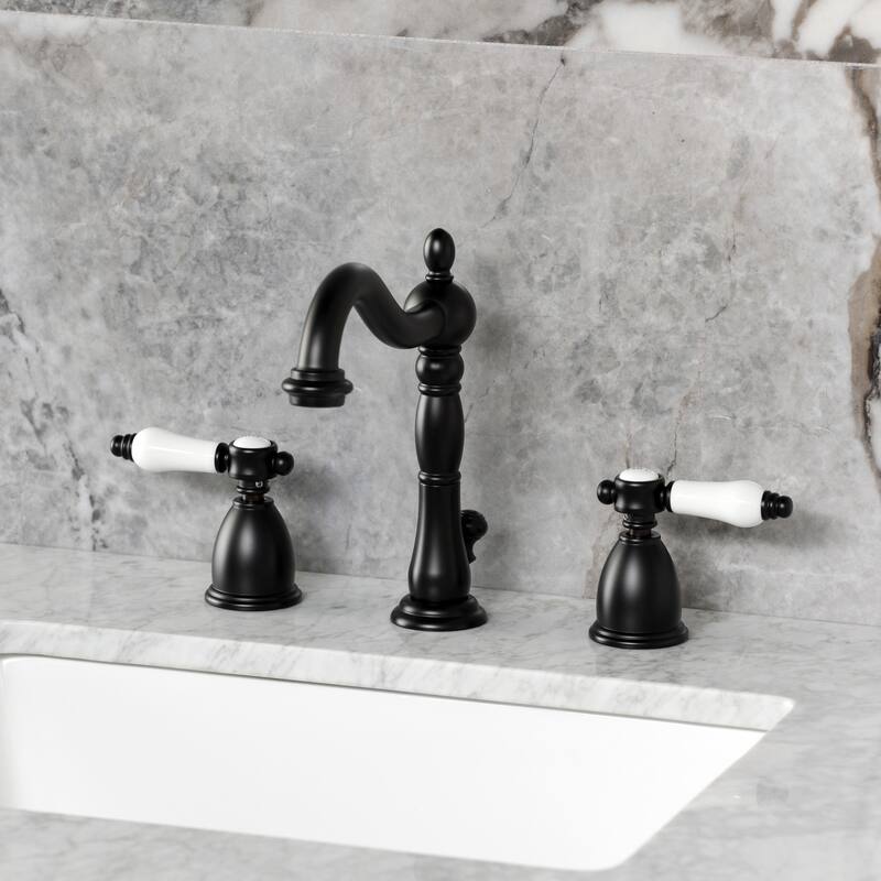 Kingston Brass Bel-Air Widespread Bathroom Faucet with Brass Pop-Up