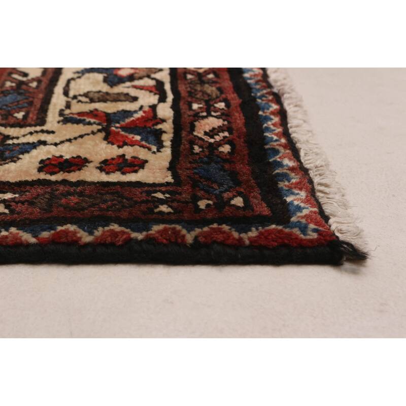 ECARPETGALLERY Hand-knotted Andelz Red Wool Rug - 3'9 x 9'10
