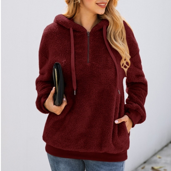 Fuzzy sweatshirt sherpa online
