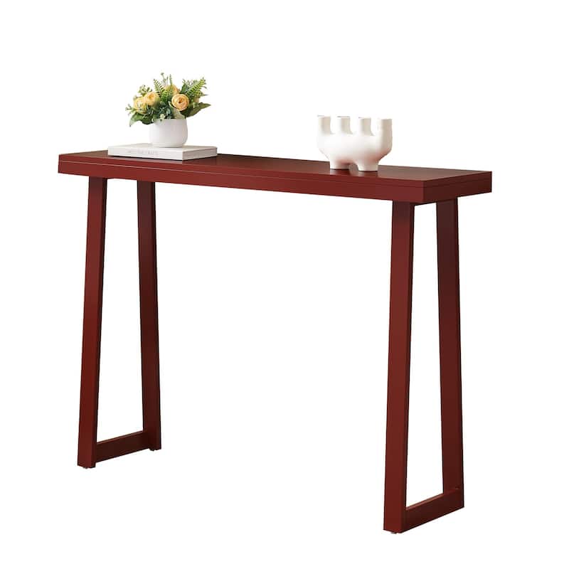 Claude Collection Wood 36" Modern Console Table with Shelf