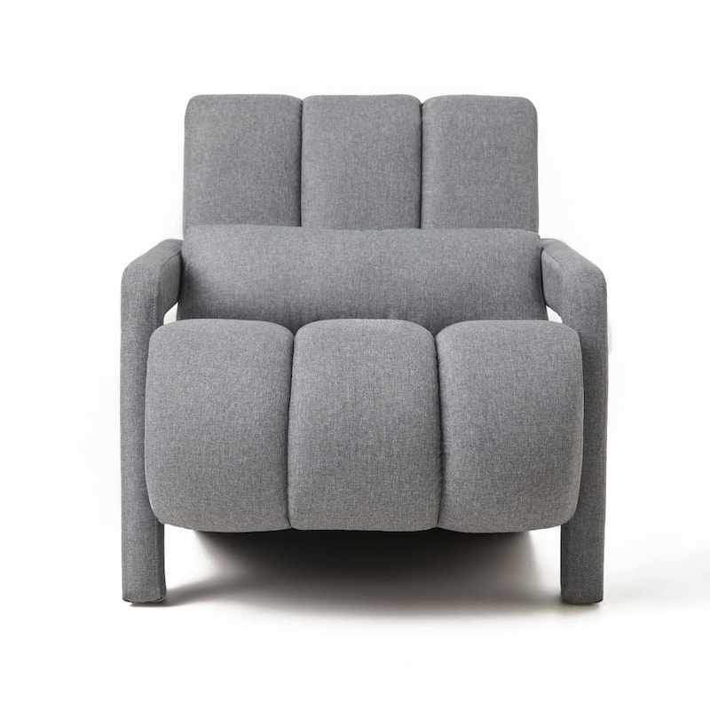 Modern Linen Fabric Upholstered Accent Chair