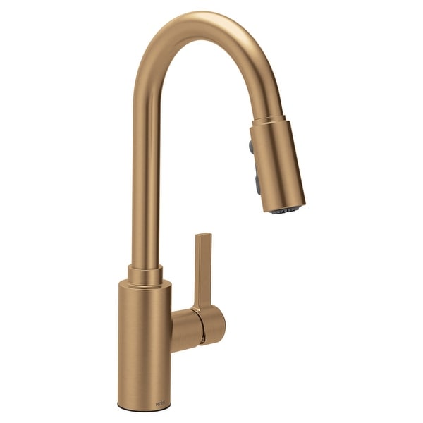 Moen Genta LX Pull-Down Spray Kitchen Faucet with PowerClean - Bed
