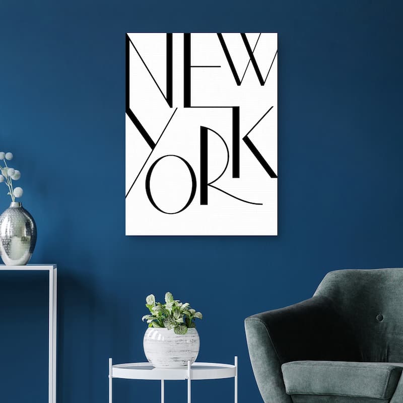 New York by Joni Whyte Canvas Art Print