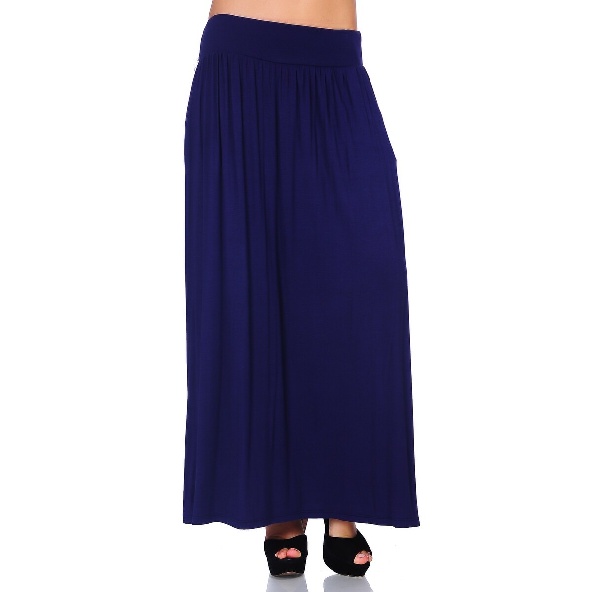 long flared maxi skirts