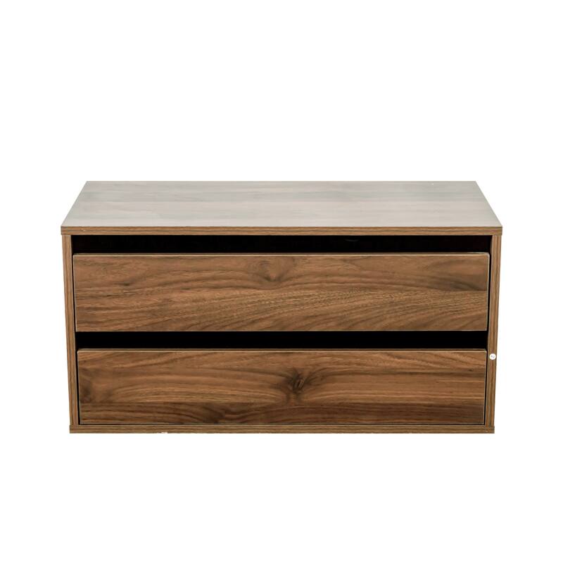 GDFStudio - Hickson 14.17"H Stackable Mounted Storage Cabinet with Shelves