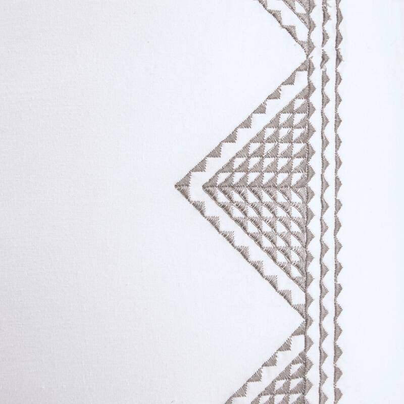 INK+IVY Isla Cotton Embroidered Euro Sham