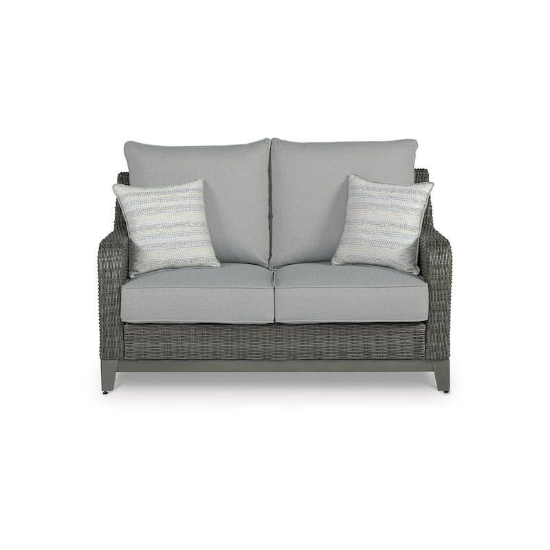 Signature Design by Ashley Elite Park Outdoor Loveseat - 57"W x 36"D x 33"H