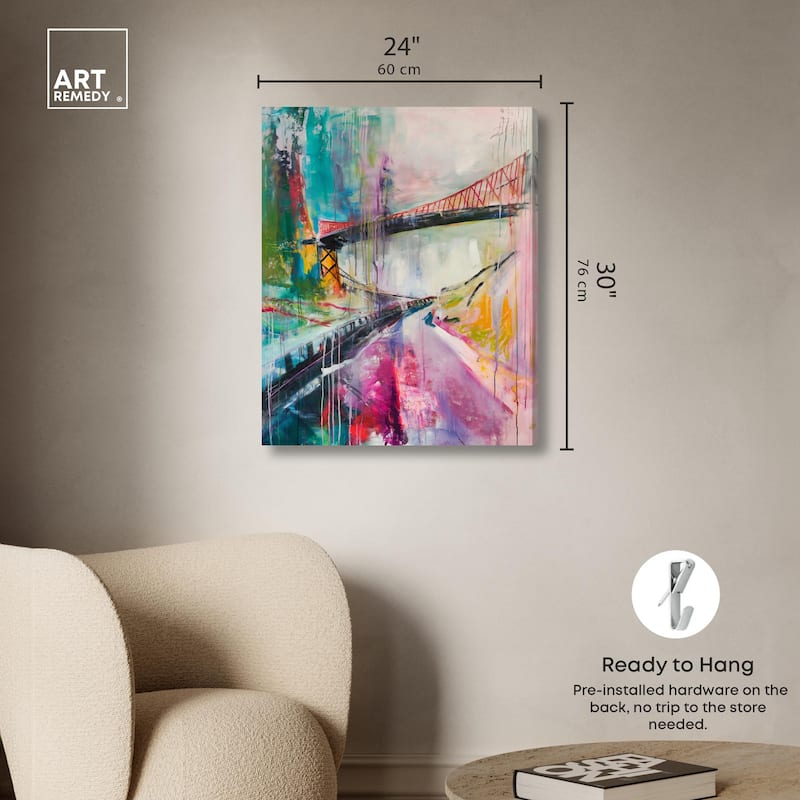 Mystic Tides Canvas by Art Remedy, Gallery Wrapped