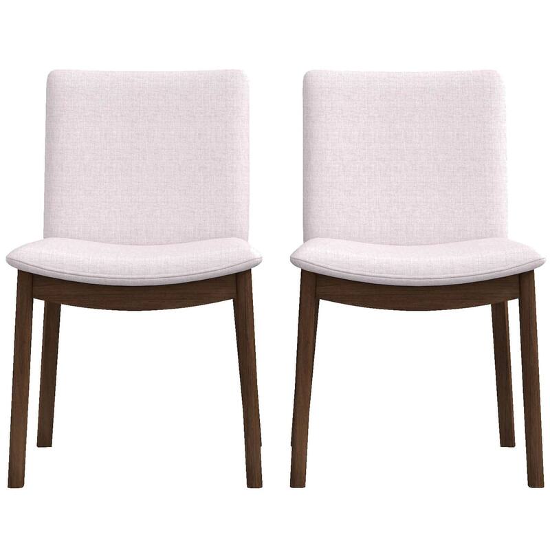 Modern Solid Wood Dining Chair (Set of 2) - Beige