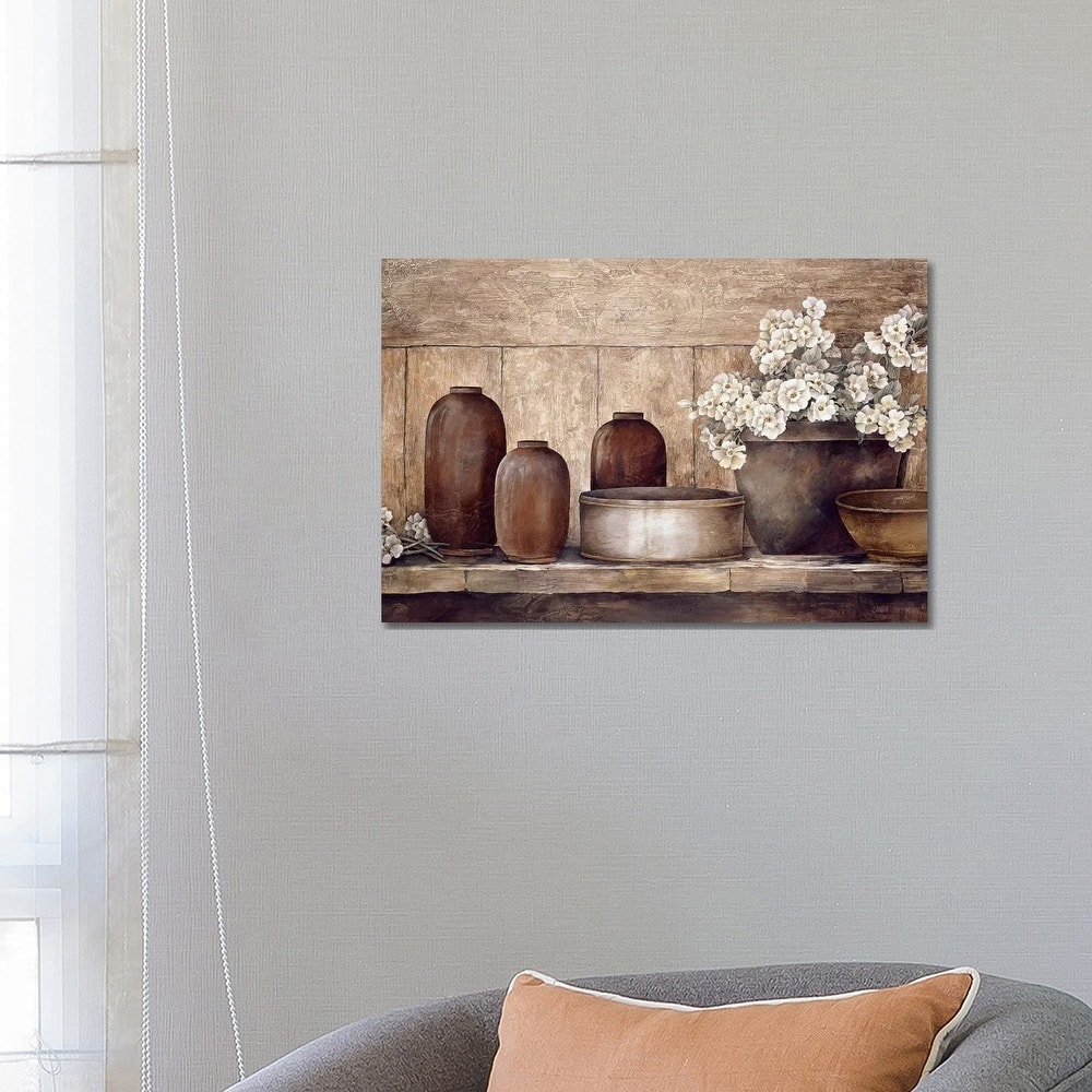 iCanvas "Primrose On A Sideboard" by Linda Thompson Canvas Print