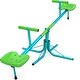 preview thumbnail 1 of 7, Seesaw Sit and Spin Teeter Totter Heavy Duty Swivel Kids Outdoor Play Blue & Green