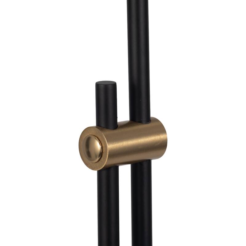 Sagebrook Home 36" Hilliard Marble Buffet Table Lamp, Gold/Black, 36"H - 12" x 12" x 36"