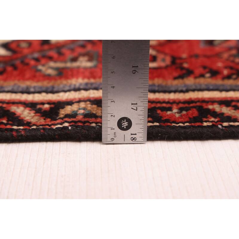 ECARPETGALLERY Hand-knotted Andelz Red Wool Rug - 3'6 x 6'9