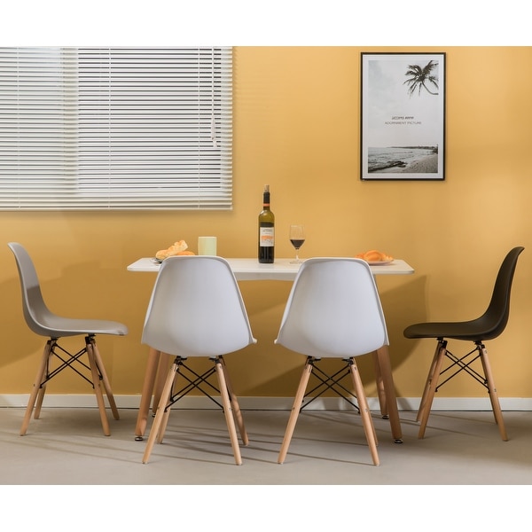 Eiffel chair with on sale solid beech wood legs