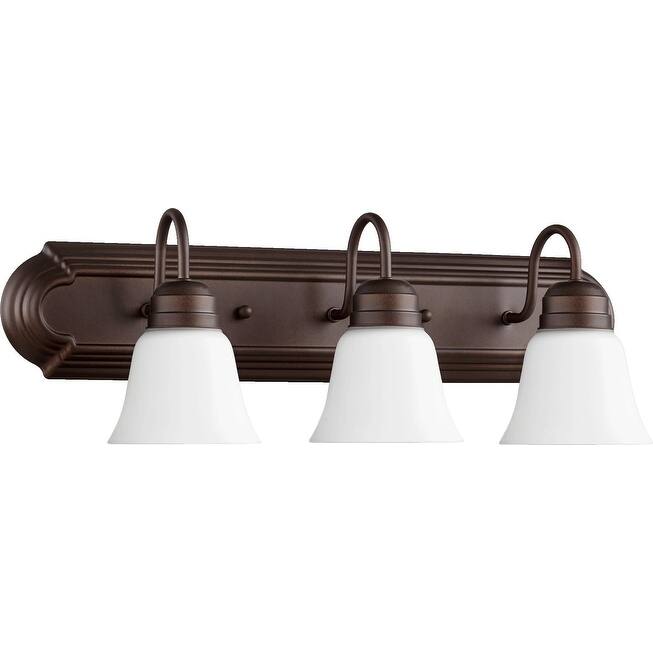 Quorum International 3 Light 24" Wide Bathroom Vanity Light