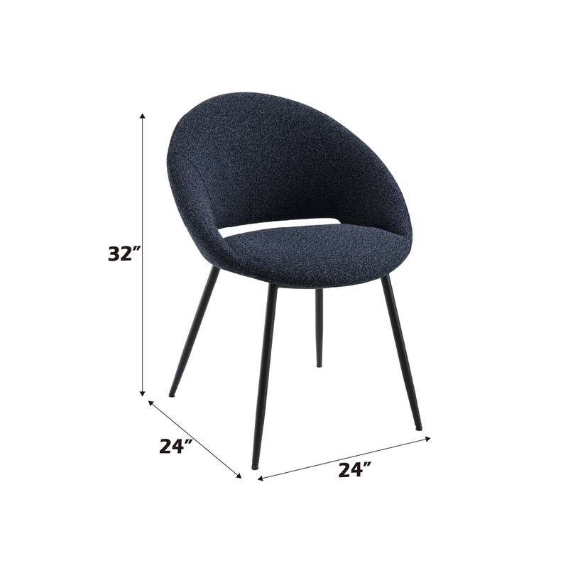 Klaus Boucle Side Chair (Set Of 2)