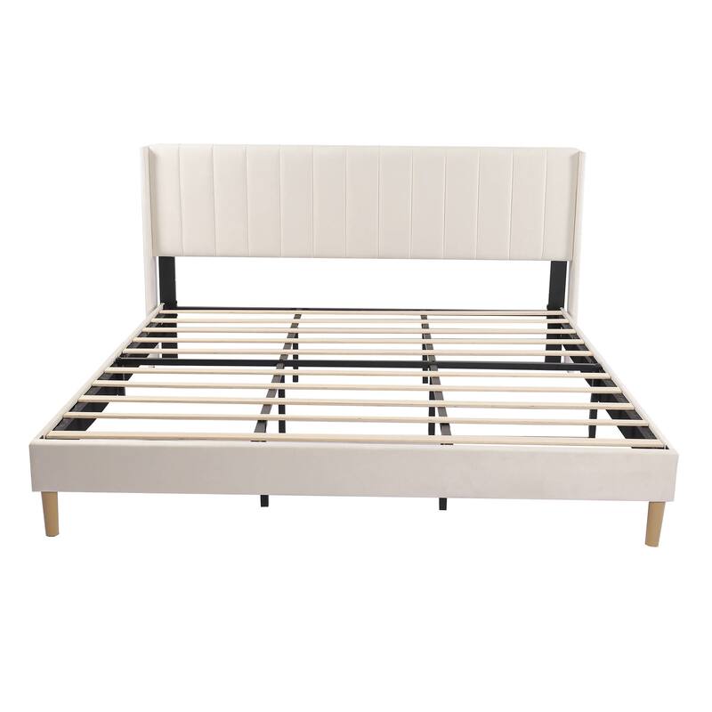 Alazyhome Upholstered Platform Bed Frame