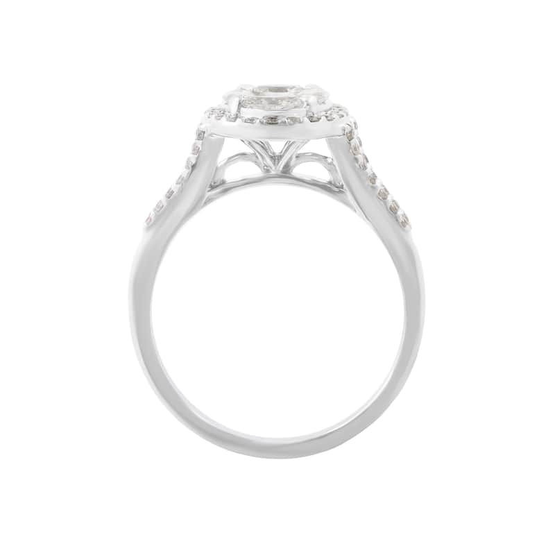 Effy Women's 14K White Gold Diamond Ring
