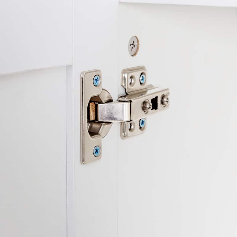 Bathroom Wall Cabinet with Adjustable Shelf, Towel Bar, 5 Hooks, Over The Toilet Storage Cabinet for Bathroom, Kitchen, White