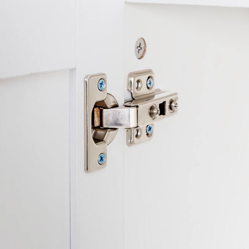 Bathroom Wall Mounted Cabinet with Towel Bar and Hooks, Compact Storage Cabinet with Adjustable Shelf