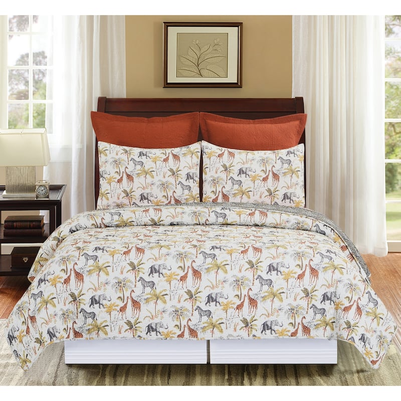 Serengeti Cotton Quilt Set