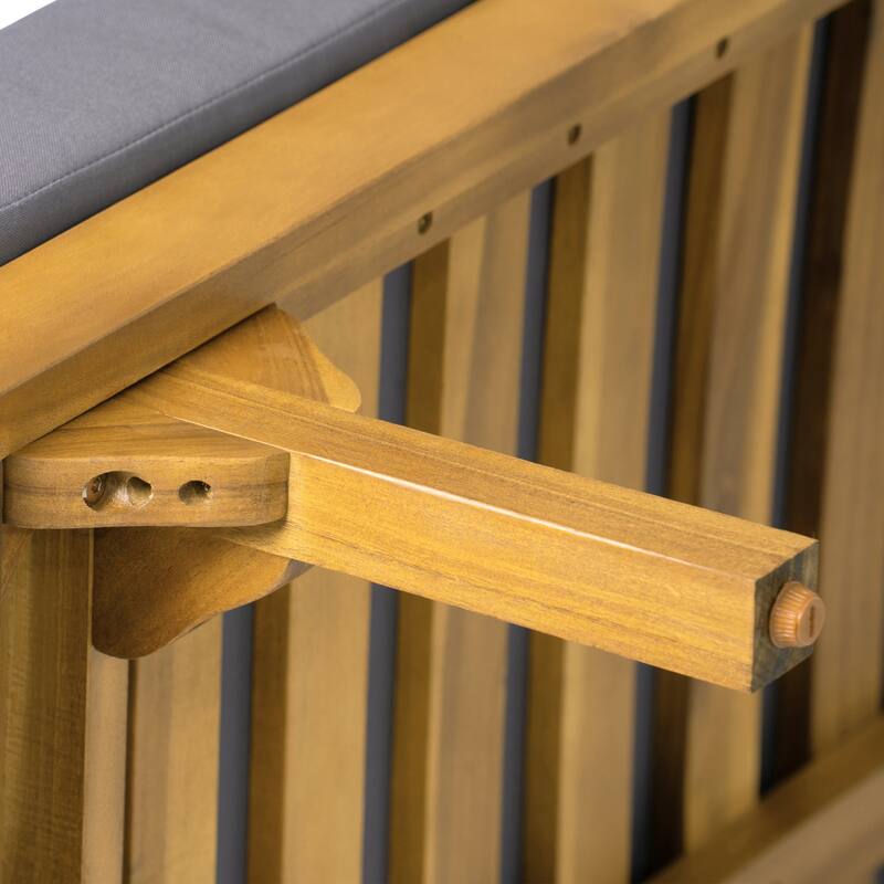 Christopher Knight Home - Acacia Wood Outdoor Patio Sofa with Rope Design