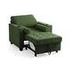 preview thumbnail 6 of 11, 2 Set Convertible Adjustable Lounge 3-in-1 Pull-Out Sleeper Chair Bed