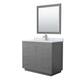 Option Dark Gray / Brushed Nickel Hardware