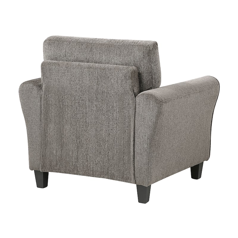 Diboll 37" Chenille Living Room Chair - Wood Finish Exposed Feet - 37" x 34" x 34.5"