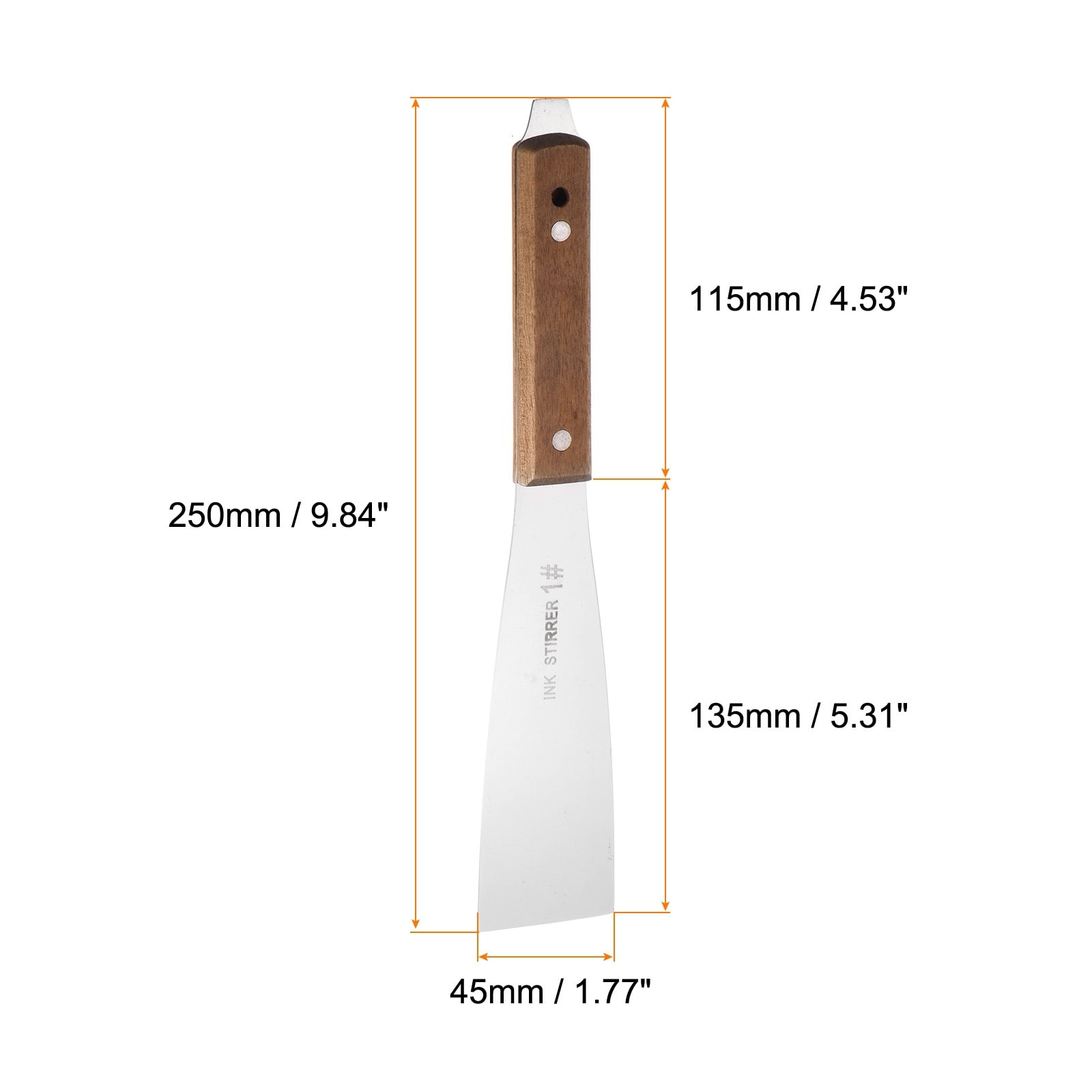 Painting Knives Shovel Mixing Palette Scraper with Wood Handle for Oil Paint Craft Spreading
