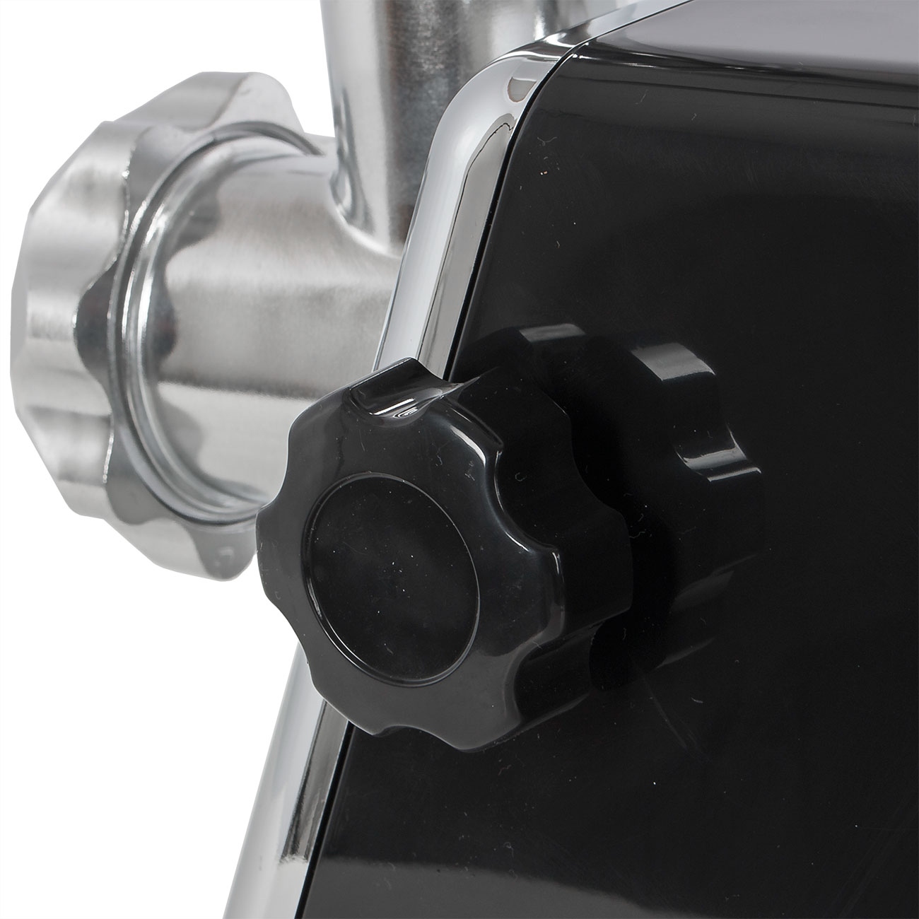 Della Stainless Steel Electric Meat Grinder Kubbe Attachment w 3 Blade 1300W 5