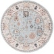 preview thumbnail 9 of 7, SAFAVIEH Phoenix Sumi Boho Oriental Rug 6'7" Round - Light Blue/Ivory Grey