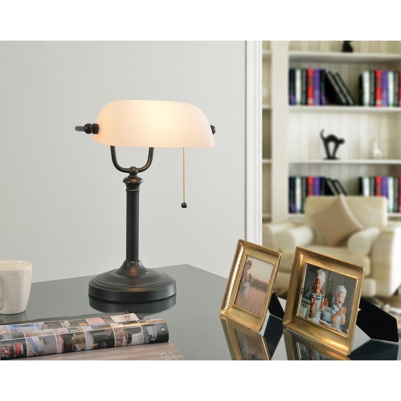 MarrBanker Style Bronze Desk Lamp. Opens flyout.