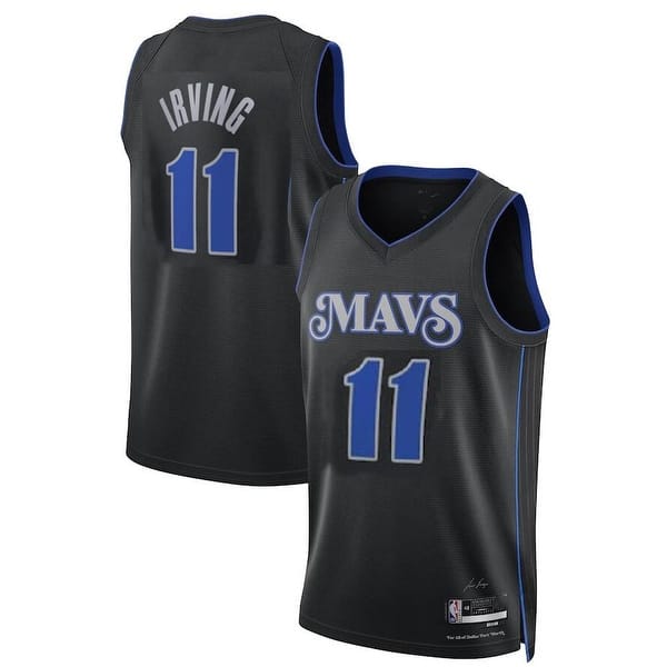 Dallas Mavericks Kyrie Irving Black 2023/24 City Edition Jersey